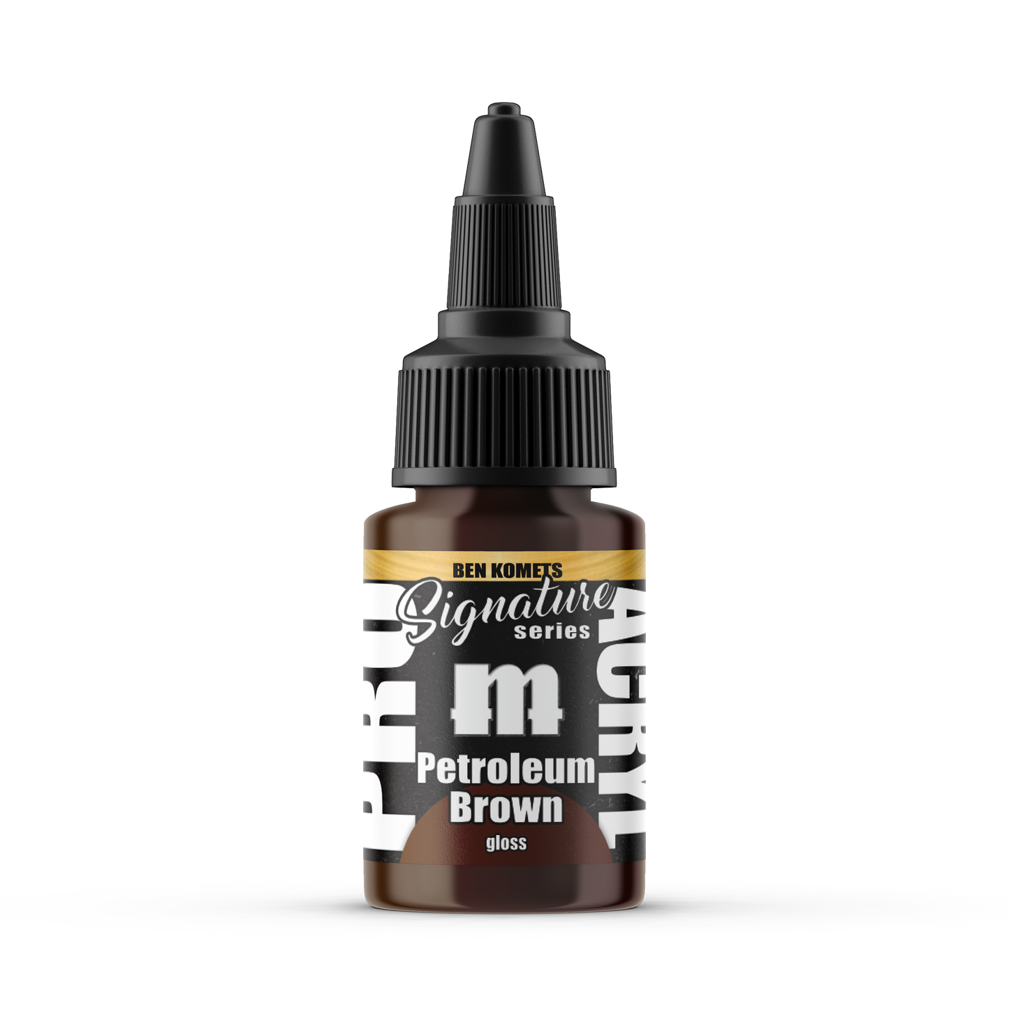 Pro Acryl: Ben Komets Petroleum Brown